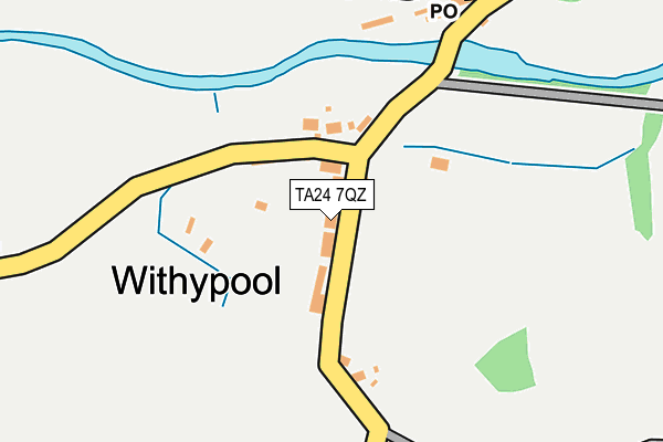 TA24 7QZ map - OS OpenMap – Local (Ordnance Survey) TA24 7QZ map - OS OpenMap – Local (Ordnance Survey)