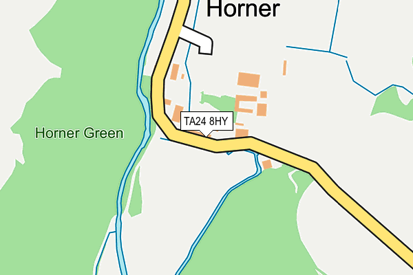 TA24 8HY map - OS OpenMap – Local (Ordnance Survey) TA24 8HY map - OS OpenMap – Local (Ordnance Survey)
