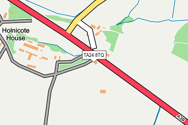 TA24 8TQ map - OS OpenMap – Local (Ordnance Survey) TA24 8TQ map - OS OpenMap – Local (Ordnance Survey)
