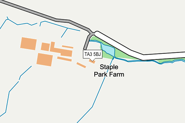 TA3 5BJ map - OS OpenMap – Local (Ordnance Survey) TA3 5BJ map - OS OpenMap – Local (Ordnance Survey)