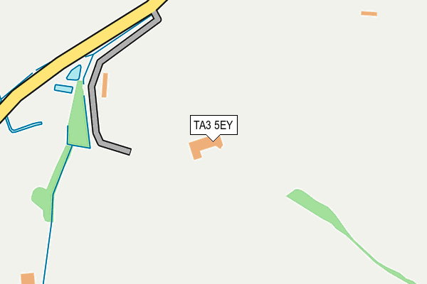 TA3 5EY map - OS OpenMap – Local (Ordnance Survey) TA3 5EY map - OS OpenMap – Local (Ordnance Survey)