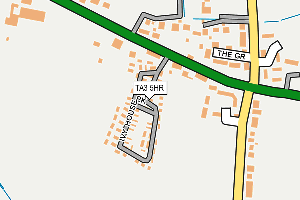 TA3 5HR map - OS OpenMap – Local (Ordnance Survey) TA3 5HR map - OS OpenMap – Local (Ordnance Survey)