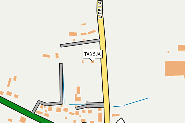 TA3 5JA map - OS OpenMap – Local (Ordnance Survey) TA3 5JA map - OS OpenMap – Local (Ordnance Survey)