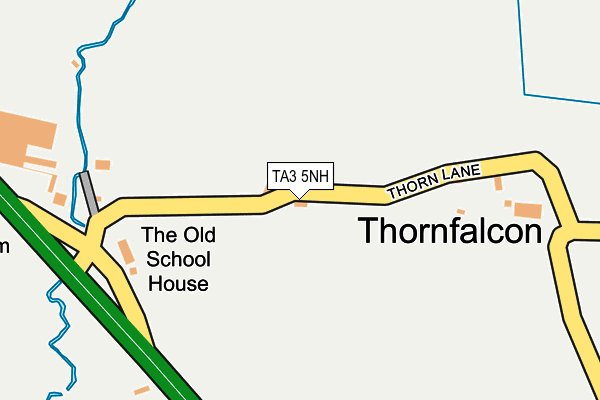 TA3 5NH map - OS OpenMap – Local (Ordnance Survey)