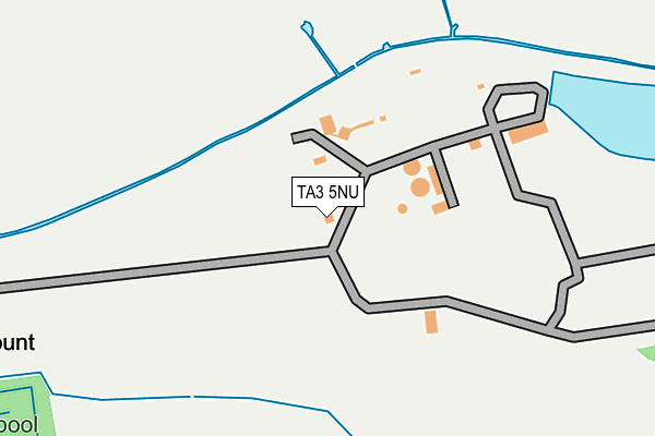 TA3 5NU map - OS OpenMap – Local (Ordnance Survey) TA3 5NU map - OS OpenMap – Local (Ordnance Survey)
