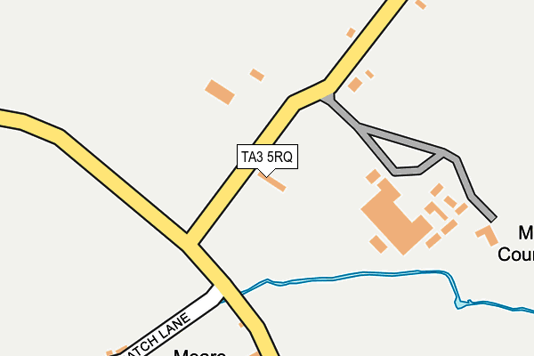 TA3 5RQ map - OS OpenMap – Local (Ordnance Survey) TA3 5RQ map - OS OpenMap – Local (Ordnance Survey)