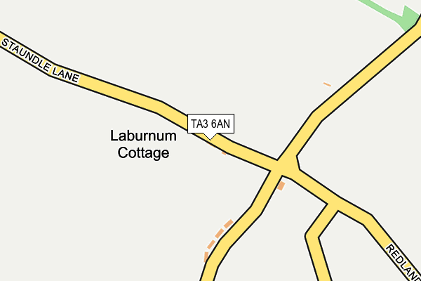 TA3 6AN map - OS OpenMap – Local (Ordnance Survey) TA3 6AN map - OS OpenMap – Local (Ordnance Survey)