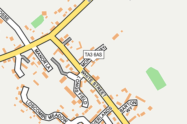 TA3 6AS map - OS OpenMap – Local (Ordnance Survey) TA3 6AS map - OS OpenMap – Local (Ordnance Survey)