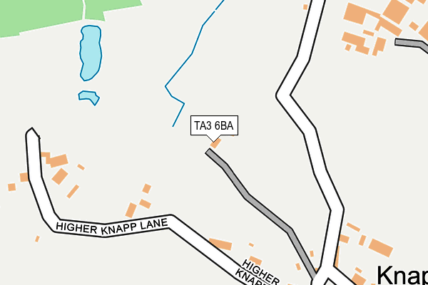 TA3 6BA map - OS OpenMap – Local (Ordnance Survey) TA3 6BA map - OS OpenMap – Local (Ordnance Survey)