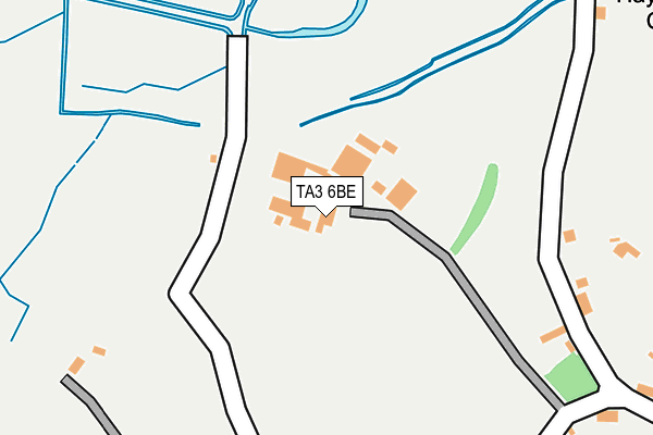 TA3 6BE map - OS OpenMap – Local (Ordnance Survey) TA3 6BE map - OS OpenMap – Local (Ordnance Survey)