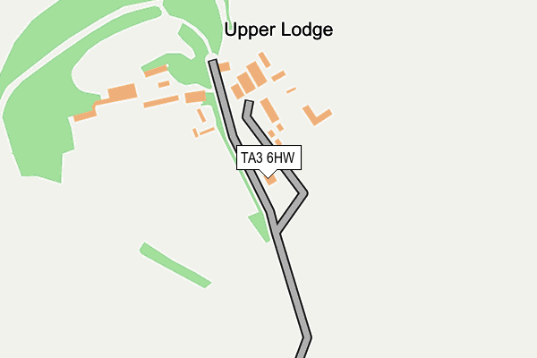 TA3 6HW map - OS OpenMap – Local (Ordnance Survey) TA3 6HW map - OS OpenMap – Local (Ordnance Survey)