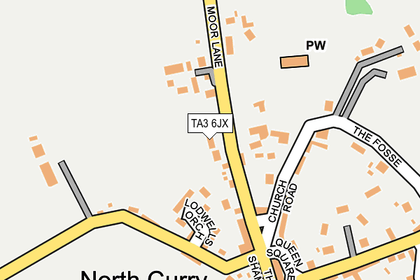 TA3 6JX map - OS OpenMap – Local (Ordnance Survey) TA3 6JX map - OS OpenMap – Local (Ordnance Survey)