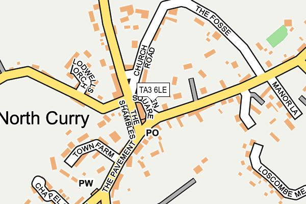 TA3 6LE map - OS OpenMap – Local (Ordnance Survey) TA3 6LE map - OS OpenMap – Local (Ordnance Survey)