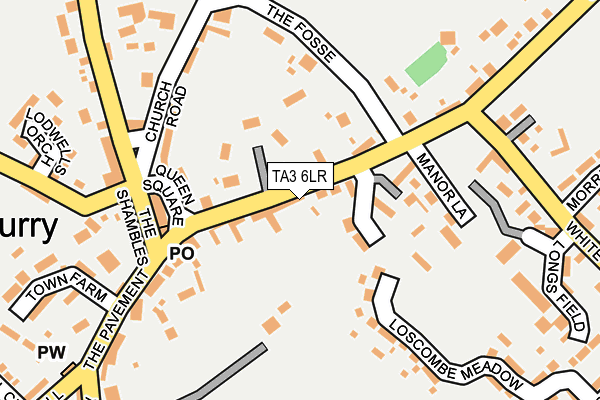 TA3 6LR map - OS OpenMap – Local (Ordnance Survey) TA3 6LR map - OS OpenMap – Local (Ordnance Survey)