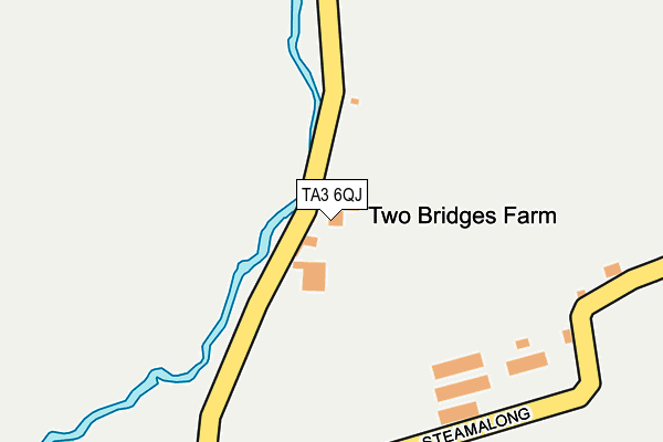 TA3 6QJ map - OS OpenMap – Local (Ordnance Survey) TA3 6QJ map - OS OpenMap – Local (Ordnance Survey)