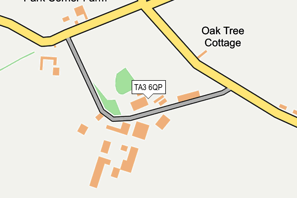 TA3 6QP map - OS OpenMap – Local (Ordnance Survey) TA3 6QP map - OS OpenMap – Local (Ordnance Survey)