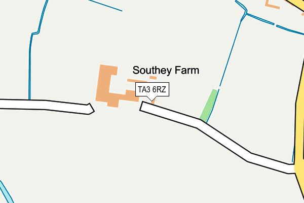 TA3 6RZ map - OS OpenMap – Local (Ordnance Survey) TA3 6RZ map - OS OpenMap – Local (Ordnance Survey)