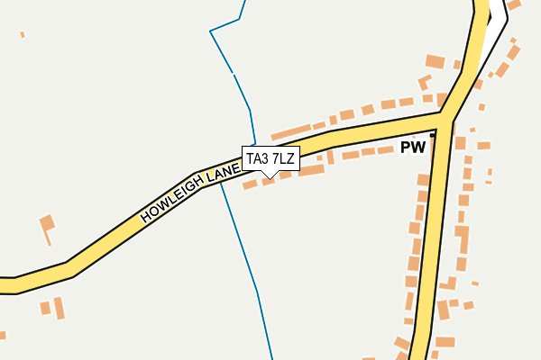 TA3 7LZ map - OS OpenMap – Local (Ordnance Survey) TA3 7LZ map - OS OpenMap – Local (Ordnance Survey)