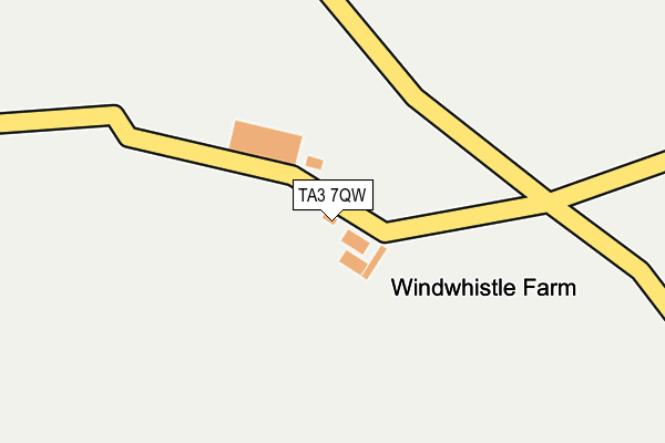 TA3 7QW map - OS OpenMap – Local (Ordnance Survey) TA3 7QW map - OS OpenMap – Local (Ordnance Survey)