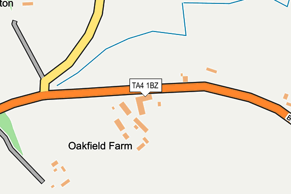 TA4 1BZ map - OS OpenMap – Local (Ordnance Survey) TA4 1BZ map - OS OpenMap – Local (Ordnance Survey)