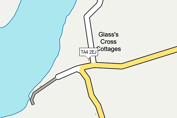 TA4 2EJ map - OS OpenMap – Local (Ordnance Survey) TA4 2EJ map - OS OpenMap – Local (Ordnance Survey)