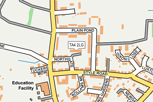 TA4 2LG map - OS OpenMap – Local (Ordnance Survey) TA4 2LG map - OS OpenMap – Local (Ordnance Survey)