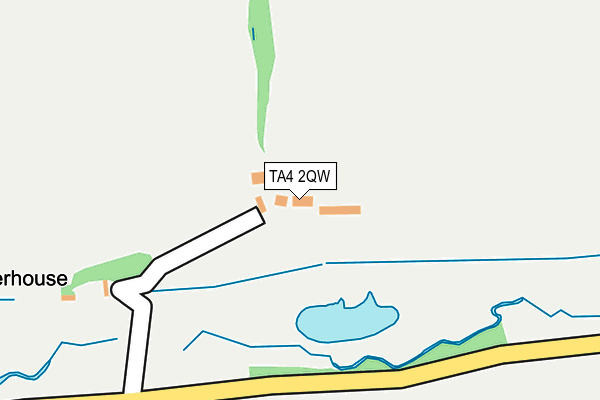 TA4 2QW map - OS OpenMap – Local (Ordnance Survey) TA4 2QW map - OS OpenMap – Local (Ordnance Survey)