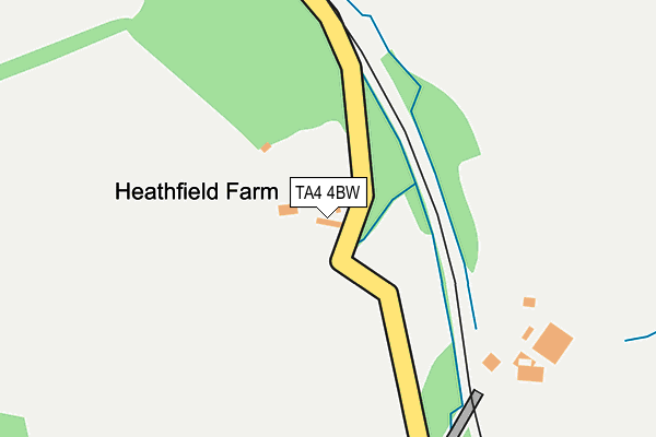 TA4 4BW map - OS OpenMap – Local (Ordnance Survey) TA4 4BW map - OS OpenMap – Local (Ordnance Survey)