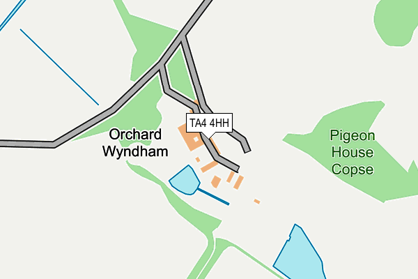 TA4 4HH map - OS OpenMap – Local (Ordnance Survey) TA4 4HH map - OS OpenMap – Local (Ordnance Survey)