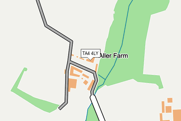 TA4 4LY map - OS OpenMap – Local (Ordnance Survey) TA4 4LY map - OS OpenMap – Local (Ordnance Survey)