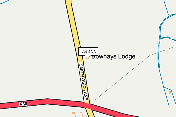 TA4 4NN map - OS OpenMap – Local (Ordnance Survey) TA4 4NN map - OS OpenMap – Local (Ordnance Survey)