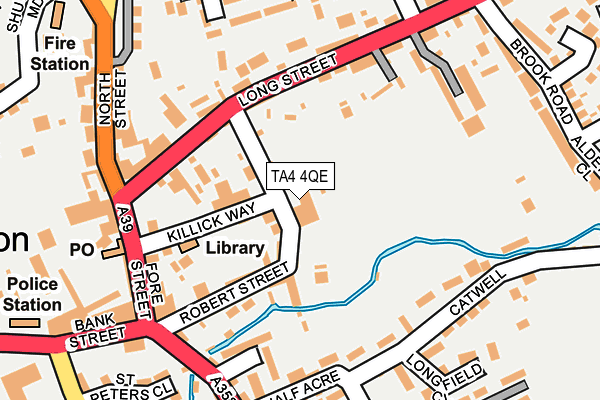 TA4 4QE map - OS OpenMap – Local (Ordnance Survey) TA4 4QE map - OS OpenMap – Local (Ordnance Survey)