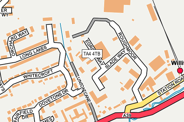 TA4 4TB map - OS OpenMap – Local (Ordnance Survey) TA4 4TB map - OS OpenMap – Local (Ordnance Survey)
