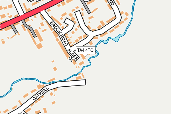 TA4 4TQ map - OS OpenMap – Local (Ordnance Survey) TA4 4TQ map - OS OpenMap – Local (Ordnance Survey)