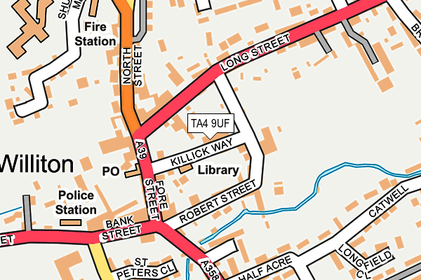 TA4 9UF map - OS OpenMap – Local (Ordnance Survey) TA4 9UF map - OS OpenMap – Local (Ordnance Survey)