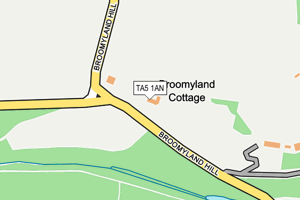 TA5 1AN map - OS OpenMap – Local (Ordnance Survey) TA5 1AN map - OS OpenMap – Local (Ordnance Survey)