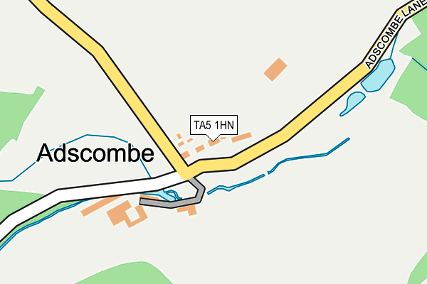 TA5 1HN map - OS OpenMap – Local (Ordnance Survey) TA5 1HN map - OS OpenMap – Local (Ordnance Survey)