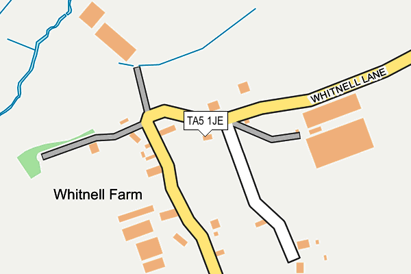 TA5 1JE map - OS OpenMap – Local (Ordnance Survey) TA5 1JE map - OS OpenMap – Local (Ordnance Survey)