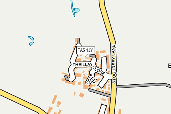 TA5 1JY map - OS OpenMap – Local (Ordnance Survey) TA5 1JY map - OS OpenMap – Local (Ordnance Survey)