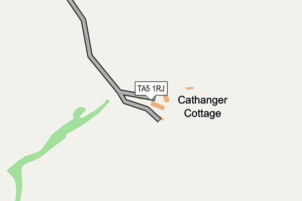 TA5 1RJ map - OS OpenMap – Local (Ordnance Survey)