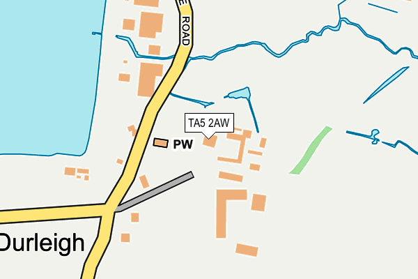 TA5 2AW map - OS OpenMap – Local (Ordnance Survey) TA5 2AW map - OS OpenMap – Local (Ordnance Survey)