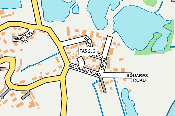 TA5 2JG map - OS OpenMap – Local (Ordnance Survey) TA5 2JG map - OS OpenMap – Local (Ordnance Survey)