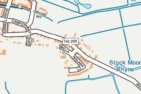TA5 2RR map - OS OpenMap – Local (Ordnance Survey) TA5 2RR map - OS OpenMap – Local (Ordnance Survey)