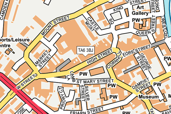 TA6 3BJ map - OS OpenMap – Local (Ordnance Survey) TA6 3BJ map - OS OpenMap – Local (Ordnance Survey)