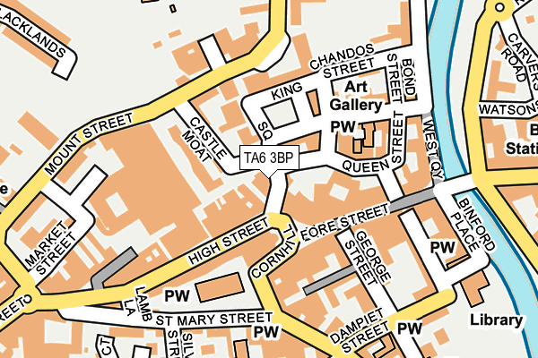 TA6 3BP map - OS OpenMap – Local (Ordnance Survey) TA6 3BP map - OS OpenMap – Local (Ordnance Survey)