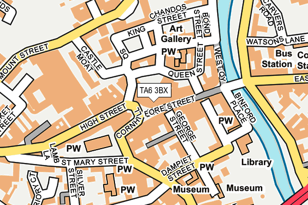 TA6 3BX map - OS OpenMap – Local (Ordnance Survey) TA6 3BX map - OS OpenMap – Local (Ordnance Survey)