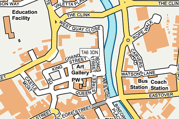 TA6 3DN map - OS OpenMap – Local (Ordnance Survey) TA6 3DN map - OS OpenMap – Local (Ordnance Survey)
