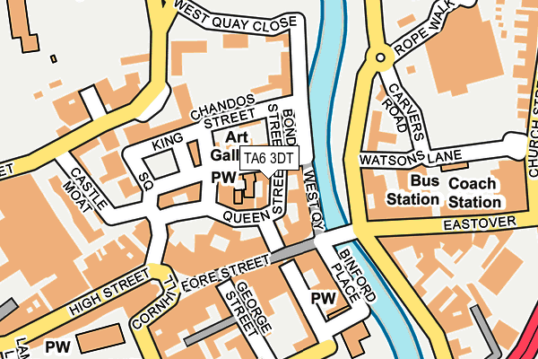 TA6 3DT map - OS OpenMap – Local (Ordnance Survey) TA6 3DT map - OS OpenMap – Local (Ordnance Survey)