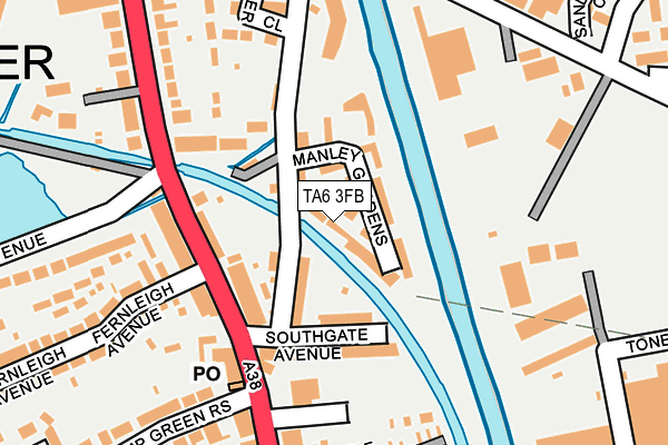 TA6 3FB map - OS OpenMap – Local (Ordnance Survey) TA6 3FB map - OS OpenMap – Local (Ordnance Survey)