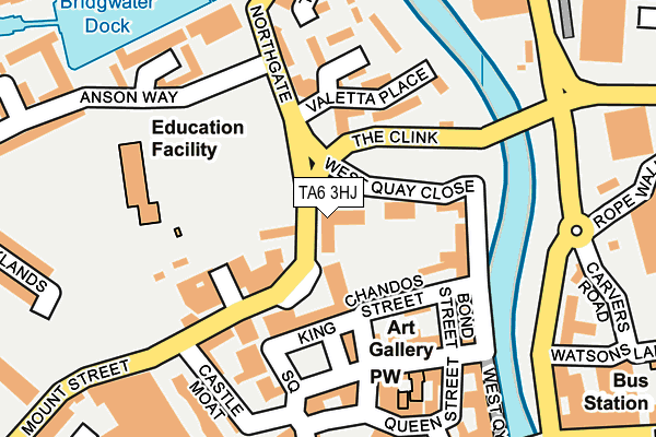 TA6 3HJ map - OS OpenMap – Local (Ordnance Survey) TA6 3HJ map - OS OpenMap – Local (Ordnance Survey)